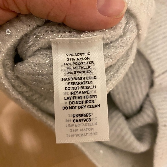 Nordstrom Sparkly Sweater NWOT - Picture 5 of 5